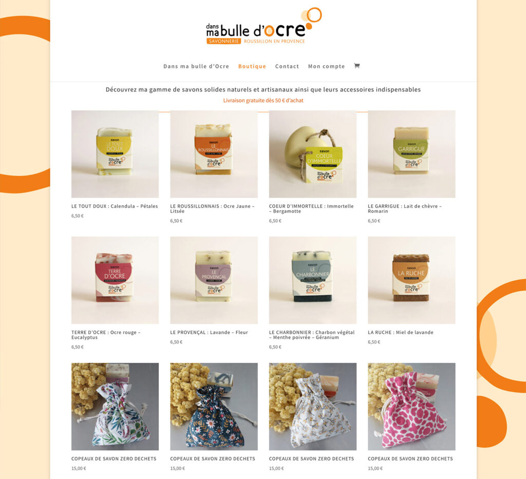 site web dans ma bulle d'ocre