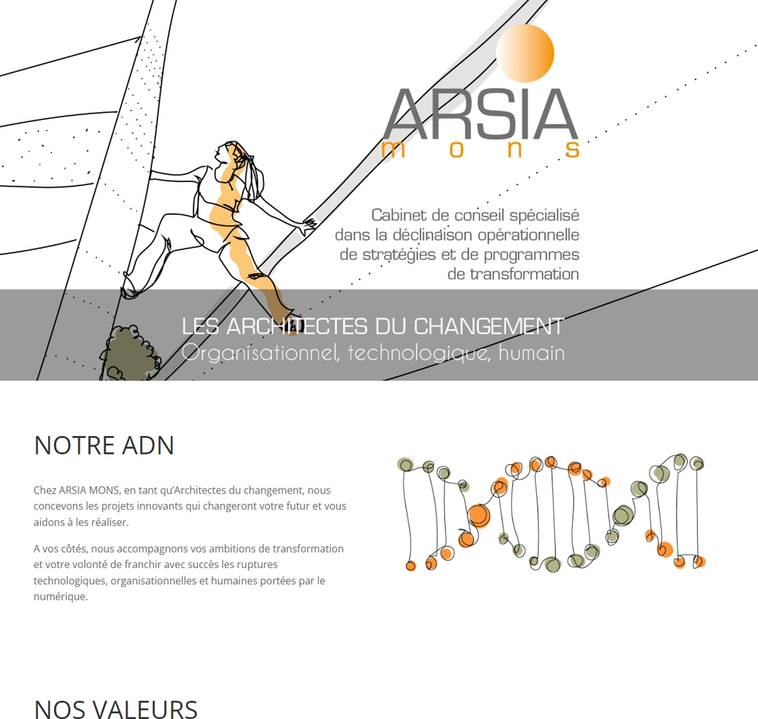Site internet. Arisa Mons Site internet de Arsia Mons