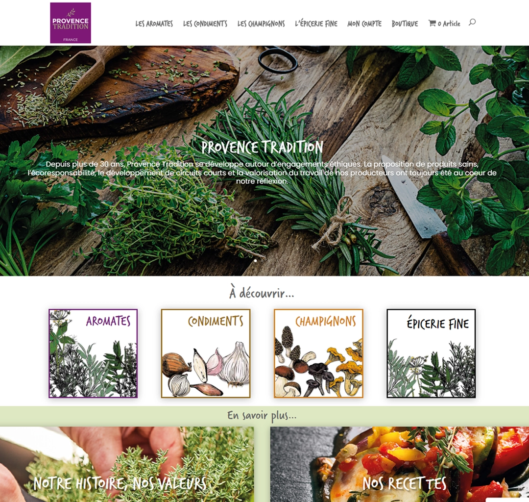 Boutique en ligne. Provence tradition Boutique en ligne de Provence tradition