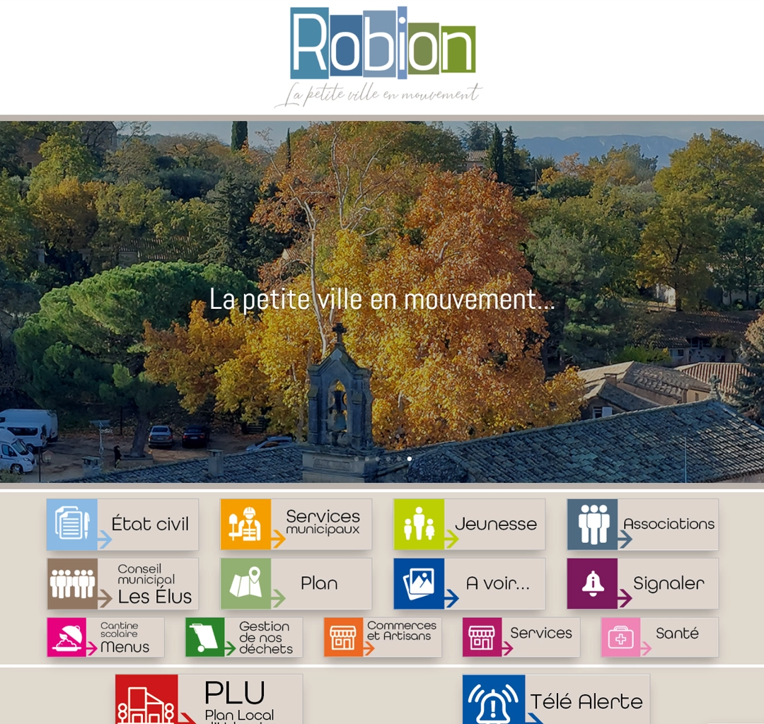 Le site internet de Robion / Vaucluse (84) Le site internet de Robion