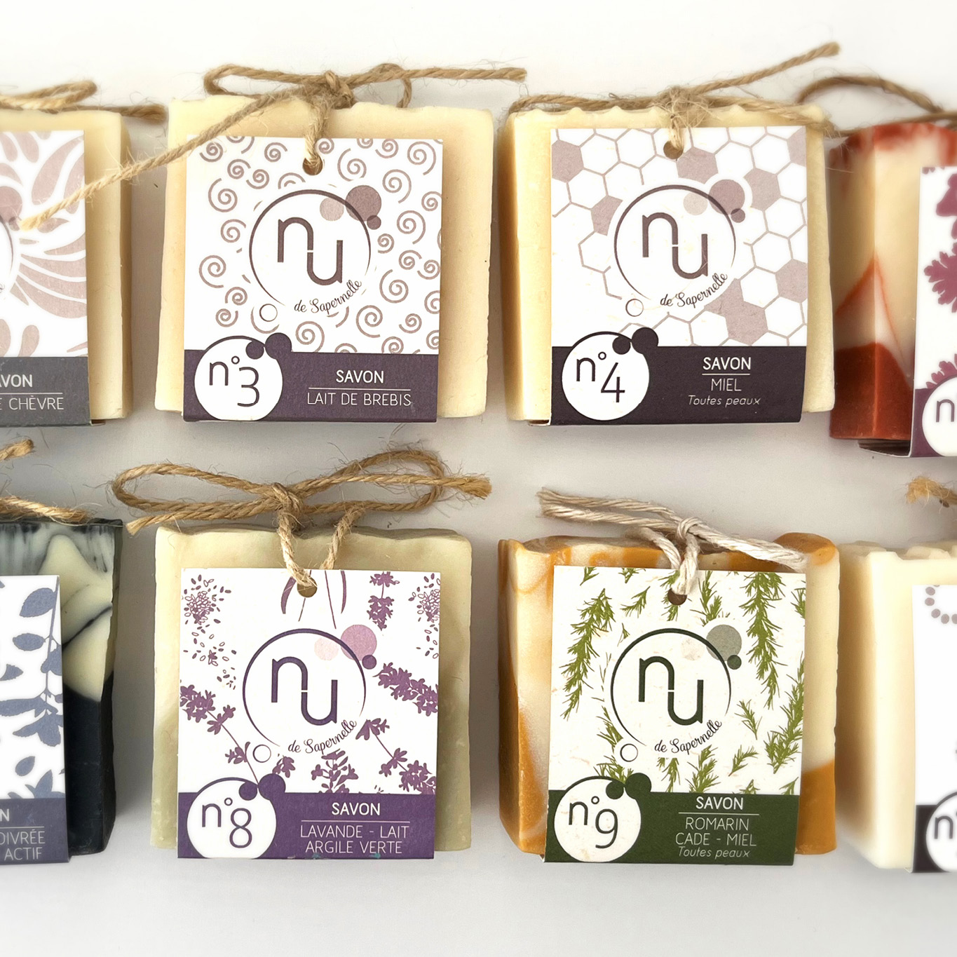 logo et charte savon Nu de Sapernelle logo et charte savon Nu de Sapernelle